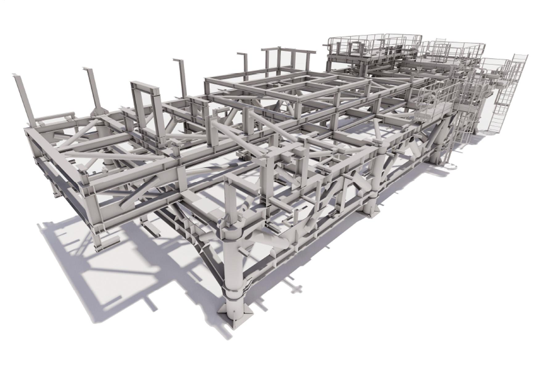 Artic LNG 2 GBS1 Utility Racks