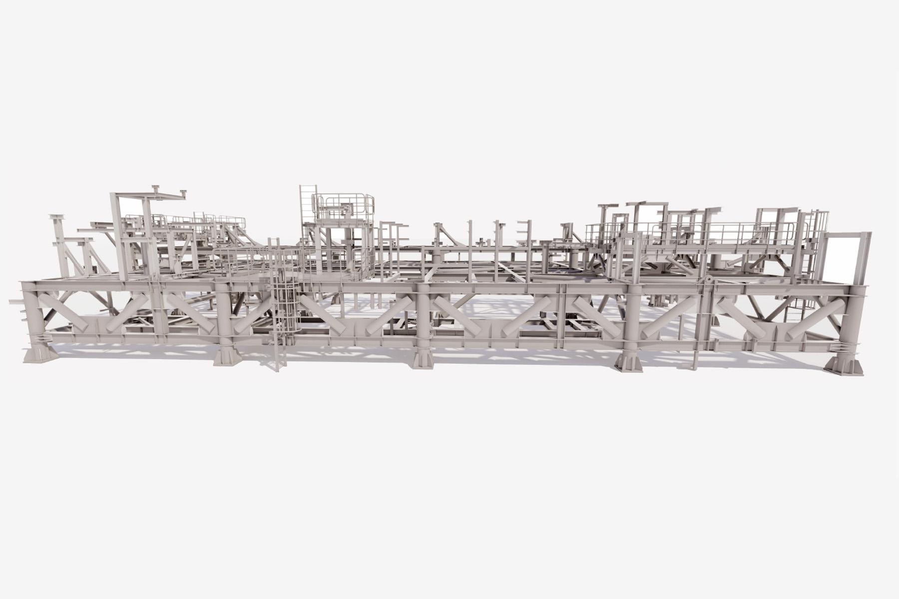 Artic LNG 2 GBS1 Utility Racks